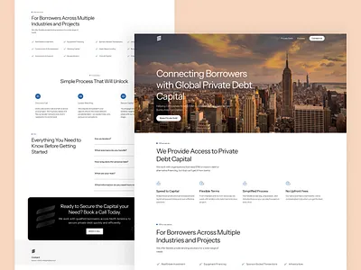 Soluris Landing Page Design branding capitalraising design landing page ui