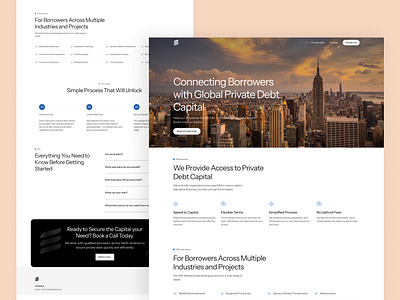 Soluris Landing Page Design branding capitalraising design landing page ui