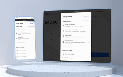 Setup Guide for Square Point of Sale (2023) 3d app design ui ux