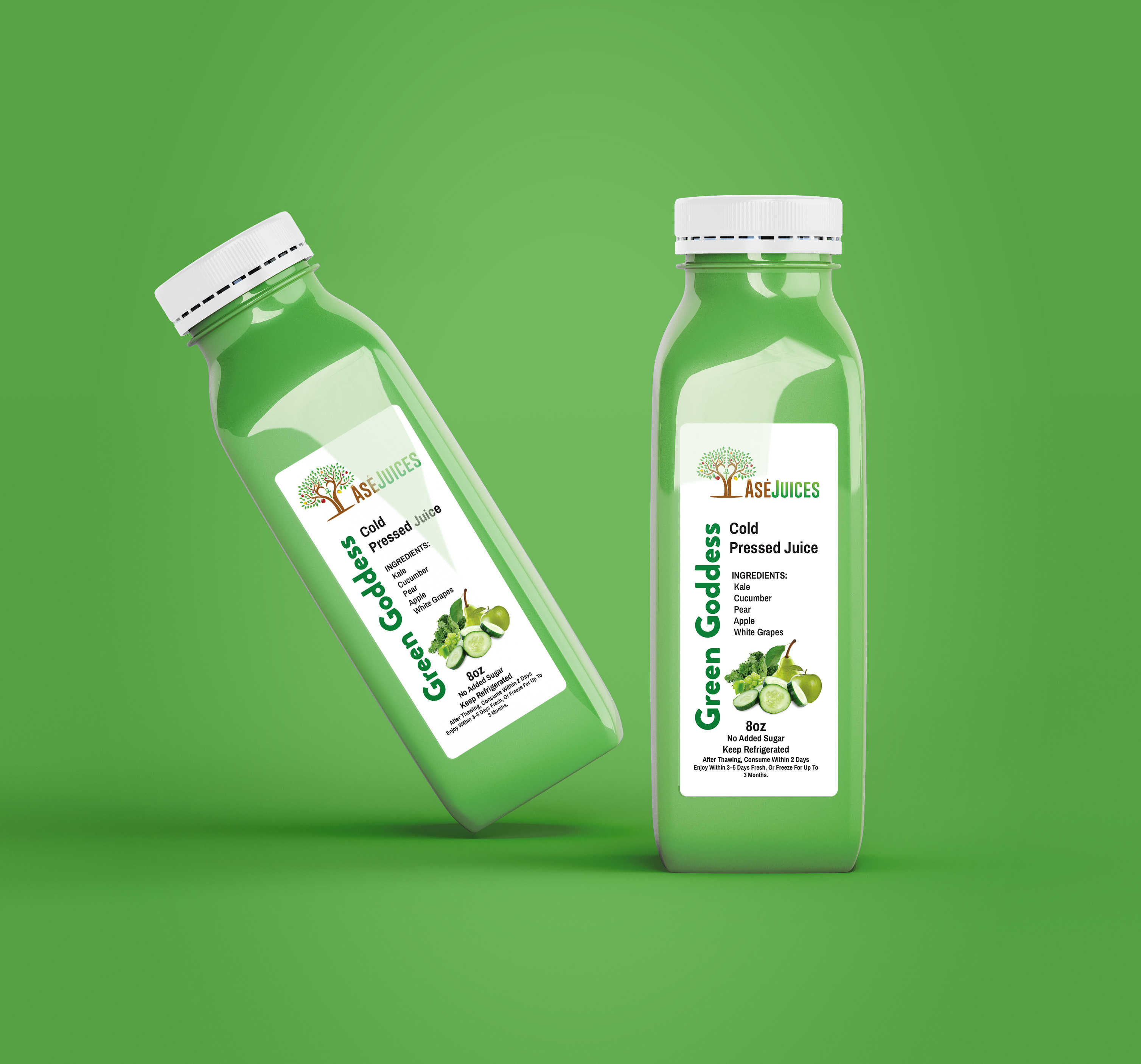 Juice Bottle Label Pacakging Design acakging design ai design clean design food pacakging design graphic design green bottle juice bottle label juice bottle mockup juice label design new design new label design p print design product label design professional design unique design vector design