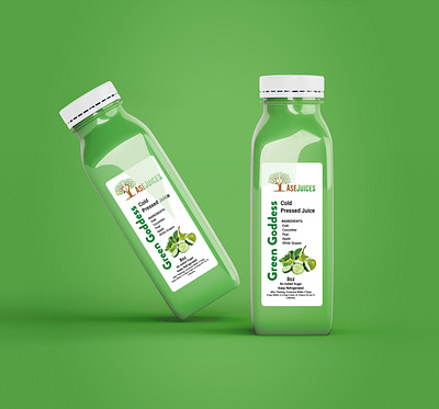 Juice Bottle Label Pacakging Design acakging design ai design clean design food pacakging design graphic design green bottle juice bottle label juice bottle mockup juice label design new design new label design p print design product label design professional design unique design vector design