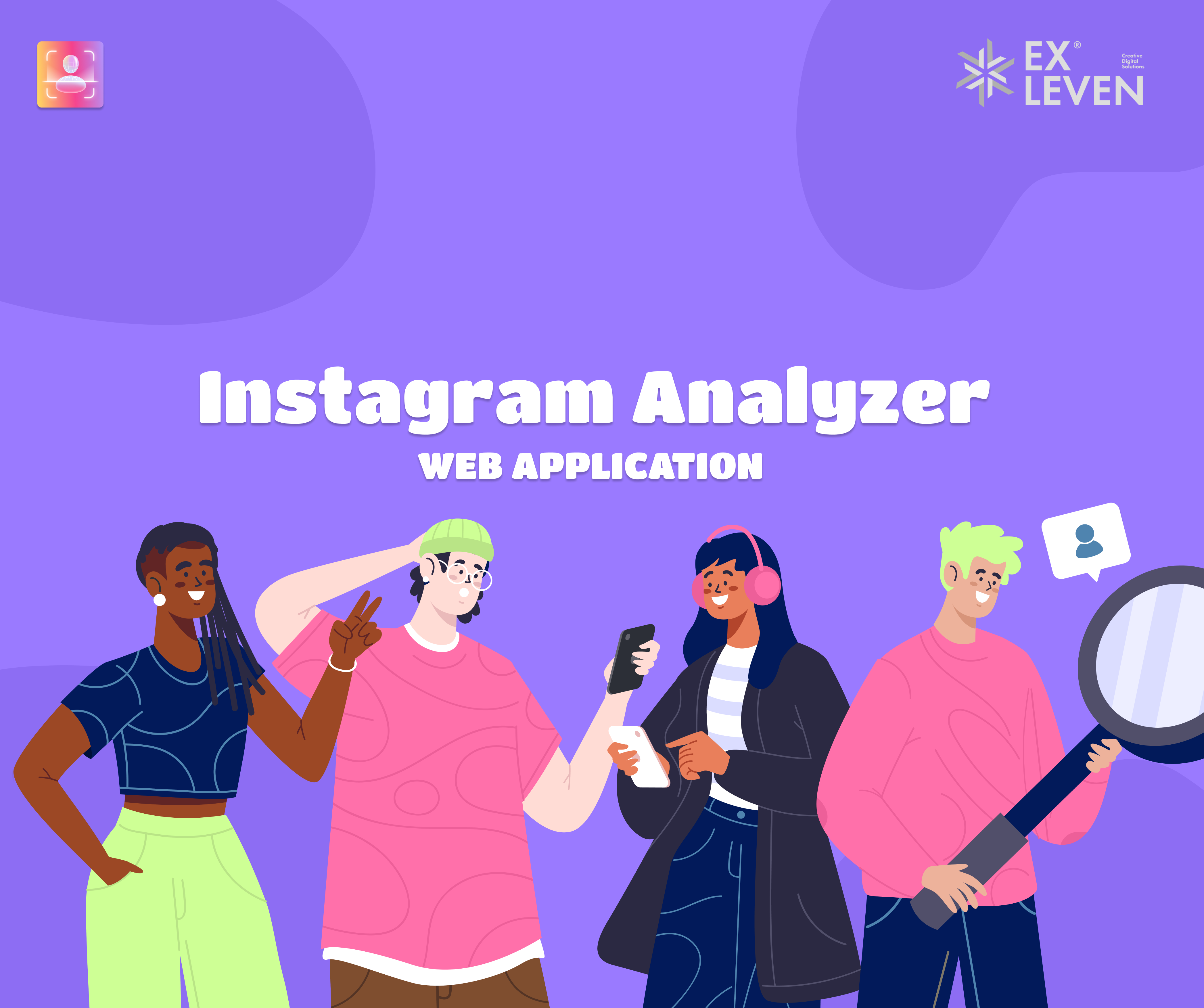 Instagram Analyzer - Mobile Web Application css figma html javascript nest programming react redis scss web development