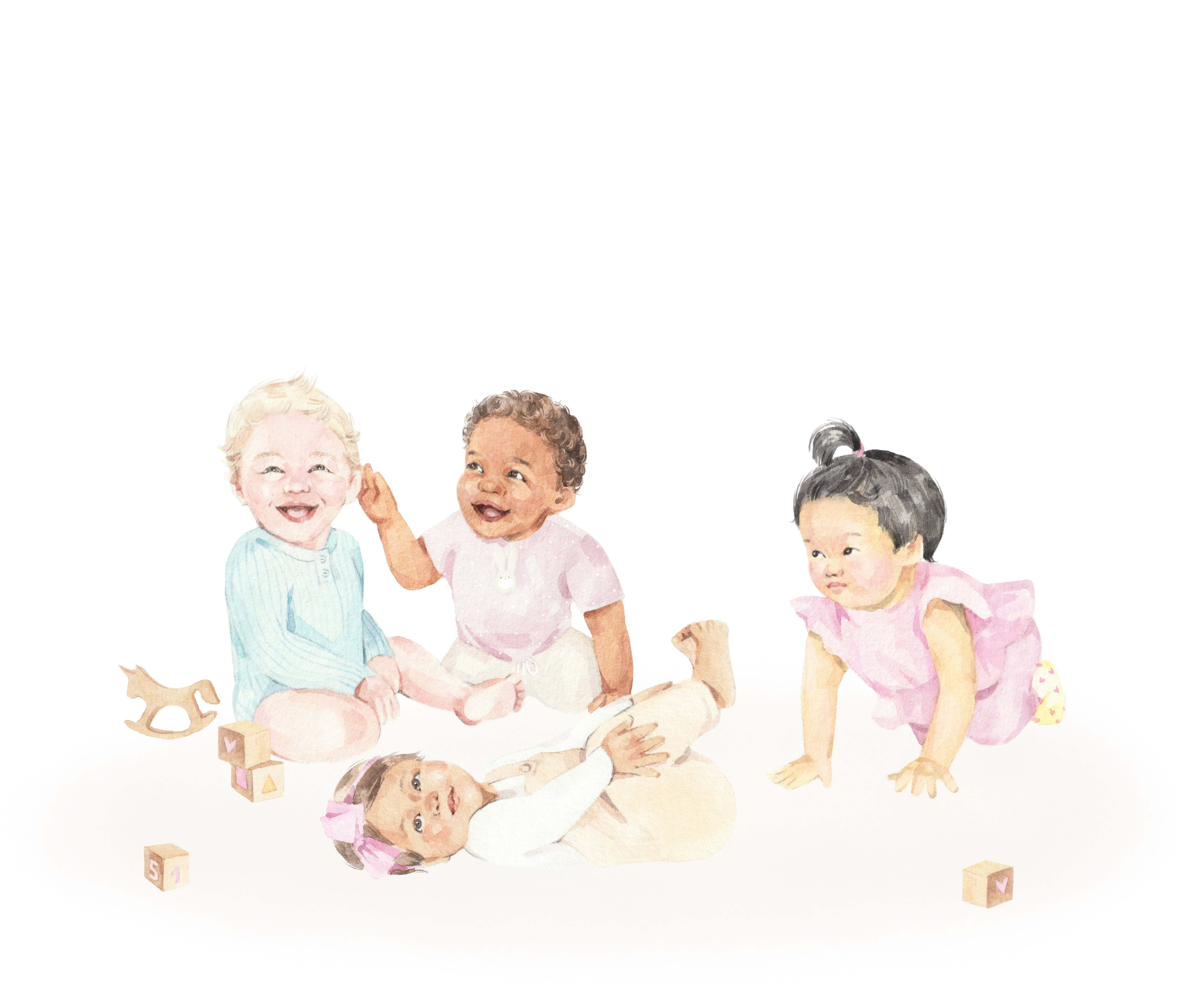 Kids Watercolor Illustration child illustration kids illustration