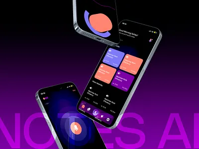 Notes AI ai agency ai app app design design graphic design modern design new trend notes notes app product design software agency ui ui ux design ux design website design