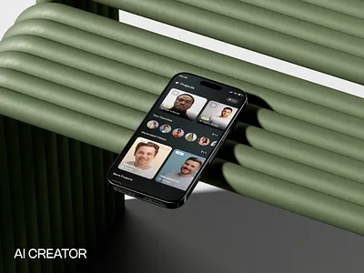 AVATALK ads ai agency ai app application dark app dark mode design graphic design modern app modern design sleek design software ui design uiux ux design video app web website design