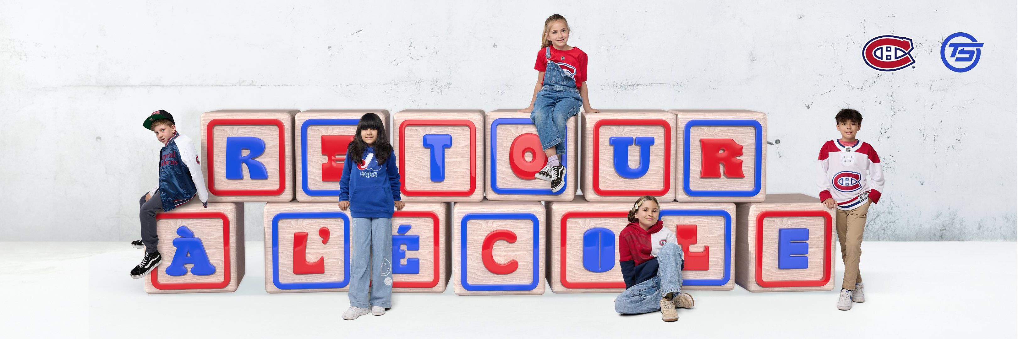 Back to school - Tricolore Sports 3d blocs branding canadiens photography photoshop promo substance