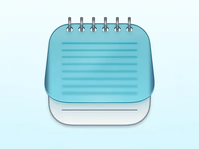 Notepad.exe macOS App Icon app icon design macos