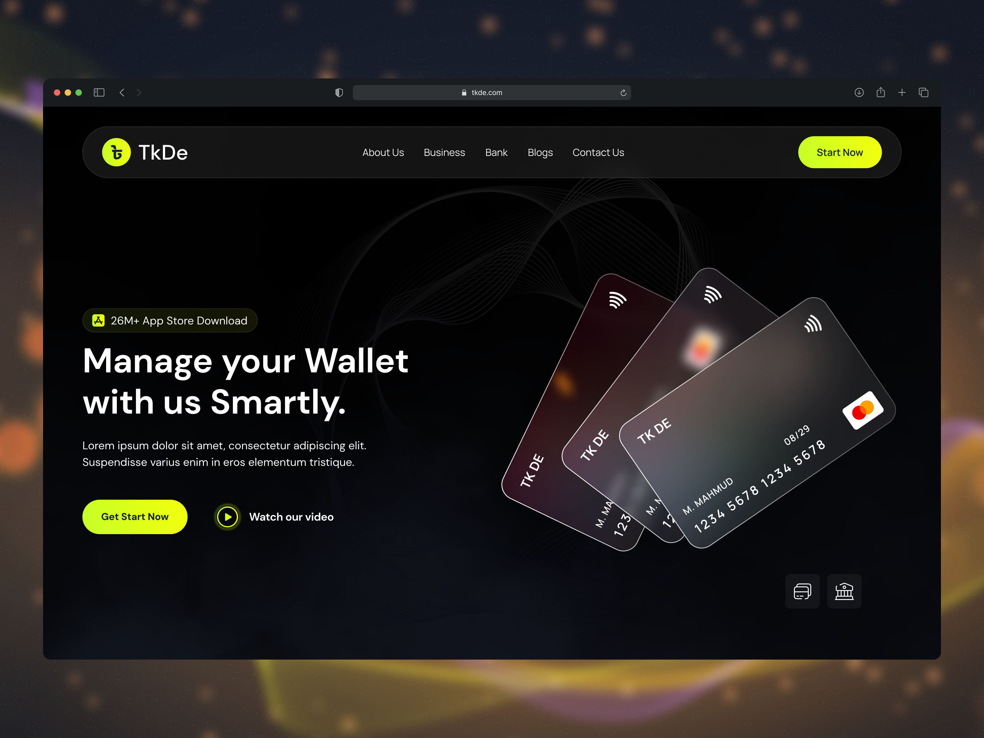 Example of Landing Page UI/UX Design