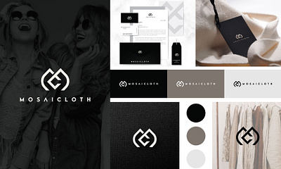 MOSAICCLOTH - Stephie from New York appareldesign boutiquebranding brandidentity brandsystem cleanvisuals clothingbrand elegantbranding fashionbranding fashiondesign fashionstartup lifestylebrand luxurybranddesign minimalistdesign minimallogo modernlogo monogramdesign motion graphics stationerydesign textilebrand visualidentity