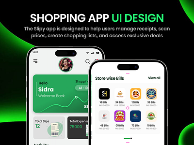 SLIPY online shopping app app design creatives design figma graphic design screenshots ui