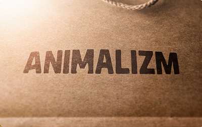 branding Animalizm © 2022 branding logo negative space