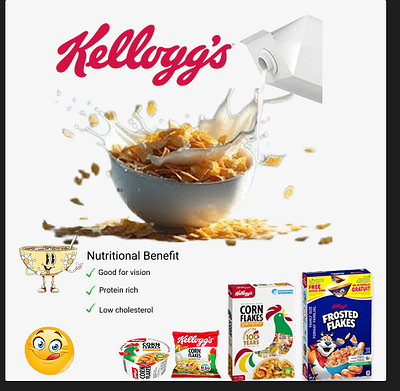 kellog's branding branding design graphic design ux