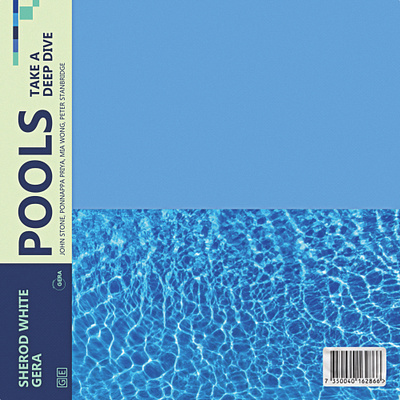 pools album aqua music nostalgic pools retro summer water