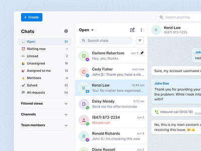 Textmagic – Chats (Messenger) chat connect facebook live chat messenger saas saas design sms messaging social connect web application whatsapp