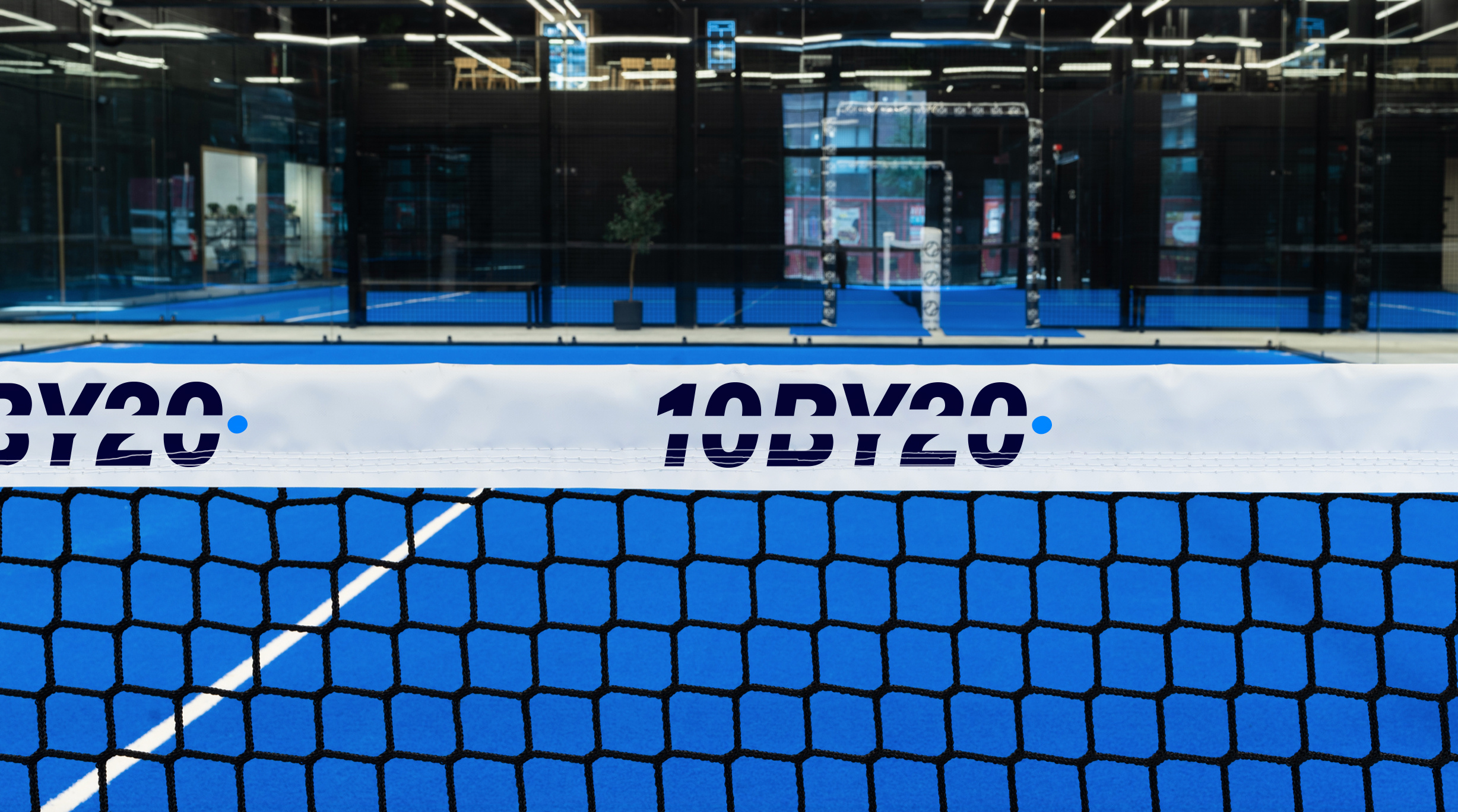 10BY20 Padel Club | Naming & Logo Design branding club fitness logo logo design naming padel sports