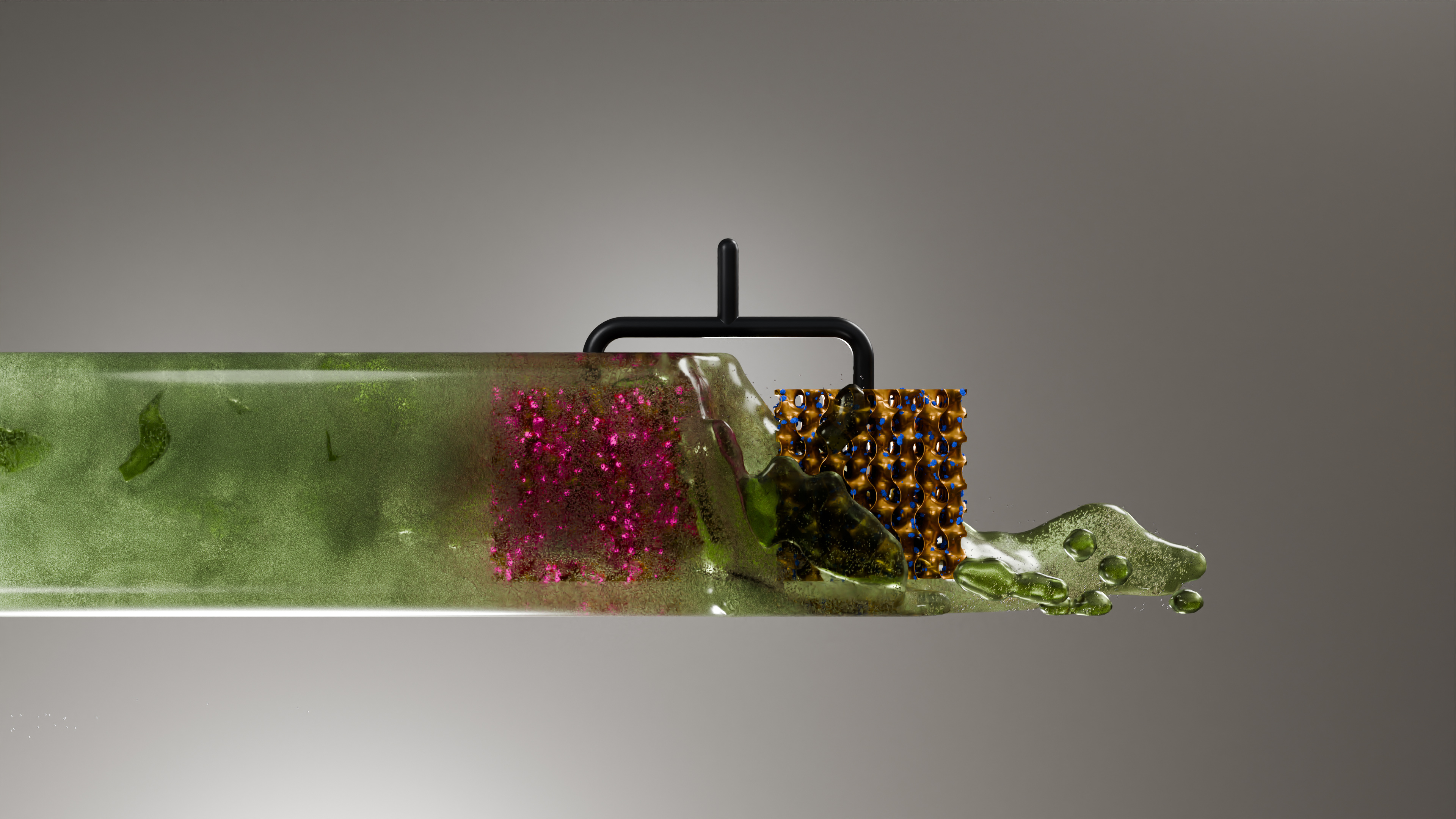 🎛 Organic Electrodes Simulation in 3D — Fluid + Geometry Nodes 3d 3d modeling 3d rendering 3danimation 3dvisuals animation blender3d cgi designinspiration fluidsimulation geometrynodes motiondesign organicdesign proceduralart sciart simulationart