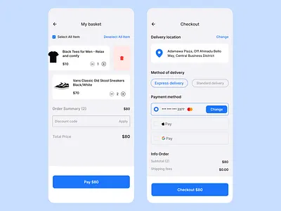 Ecommerce Checkout Screen app checkout design ecommerce listing order payment product design ui uiux user interface ux