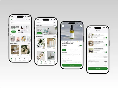 E-Commerce App UI app appdesign design dribbleshot ecommerceapp figmadesign minimaldesign mobileui