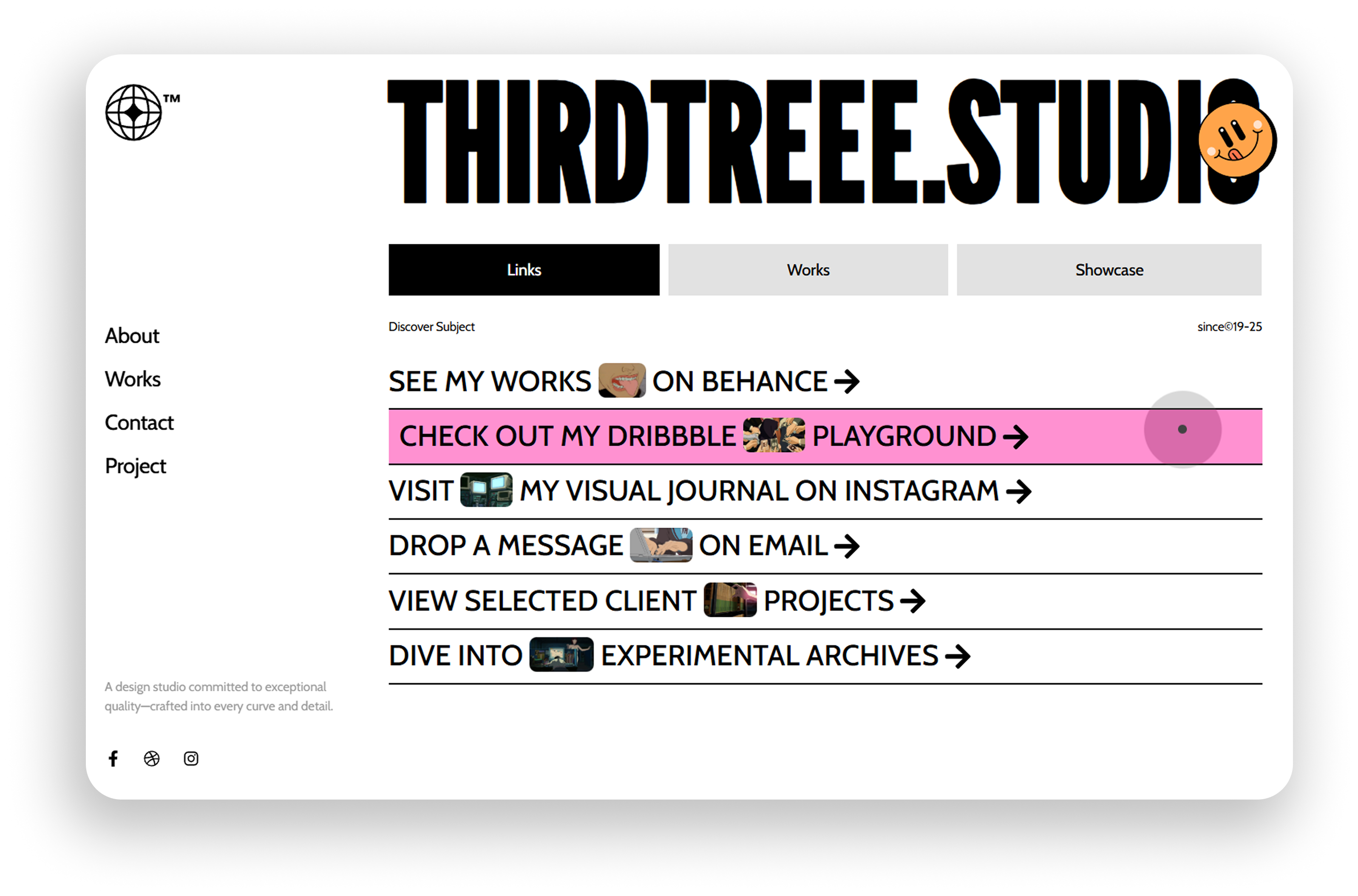 Example of Basic Landing Page Website With Biolink