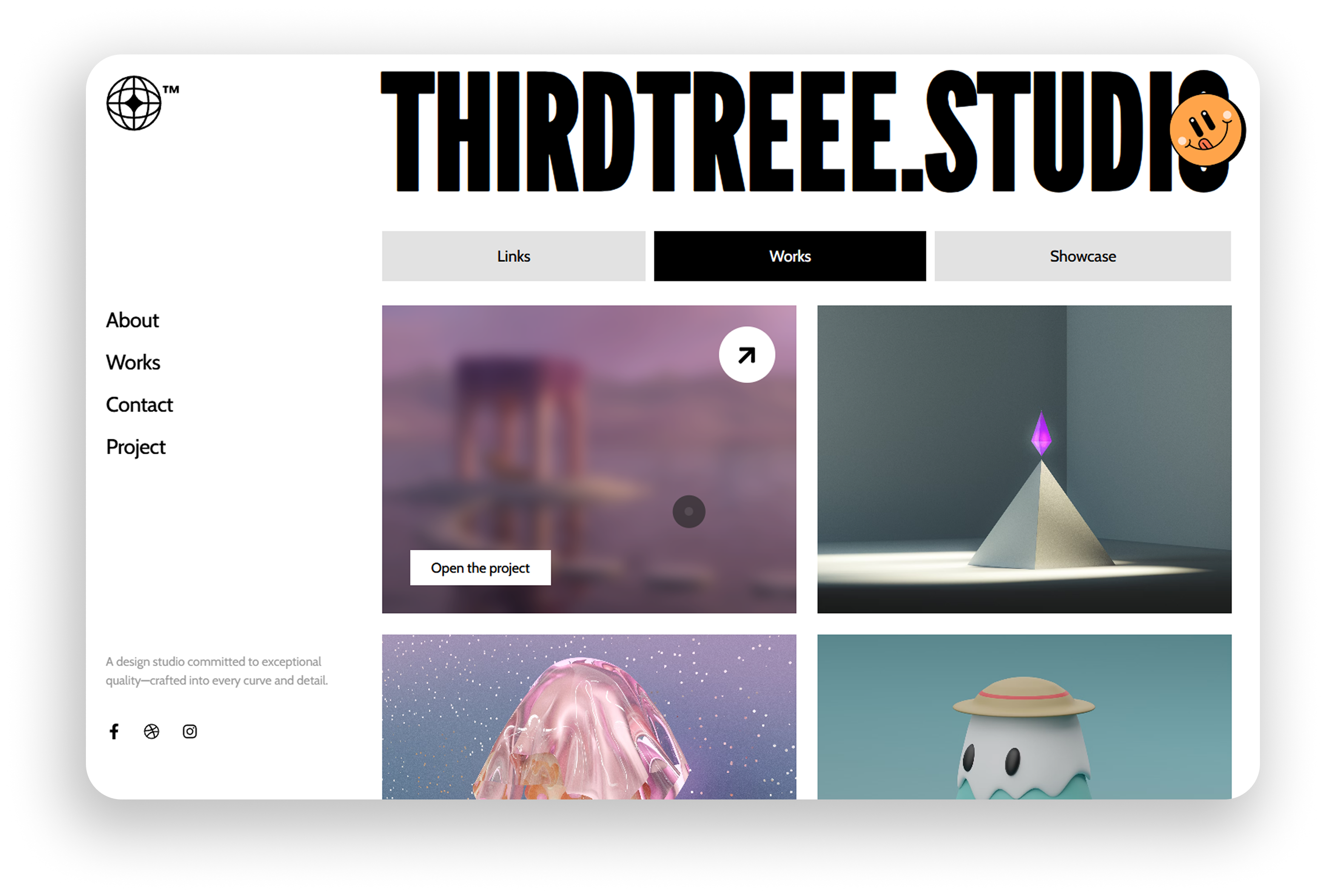 Example of Basic Landing Page Website With Biolink