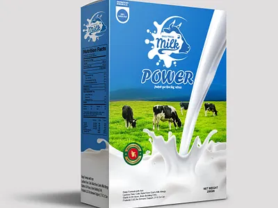 Powder Milk Box Design 3d mockup baby milk cow milk cow milk box design milk milk box design milk cow milk label design milk pouch milk powder packaging design pouch design powder milk powder milk box design product packaging design