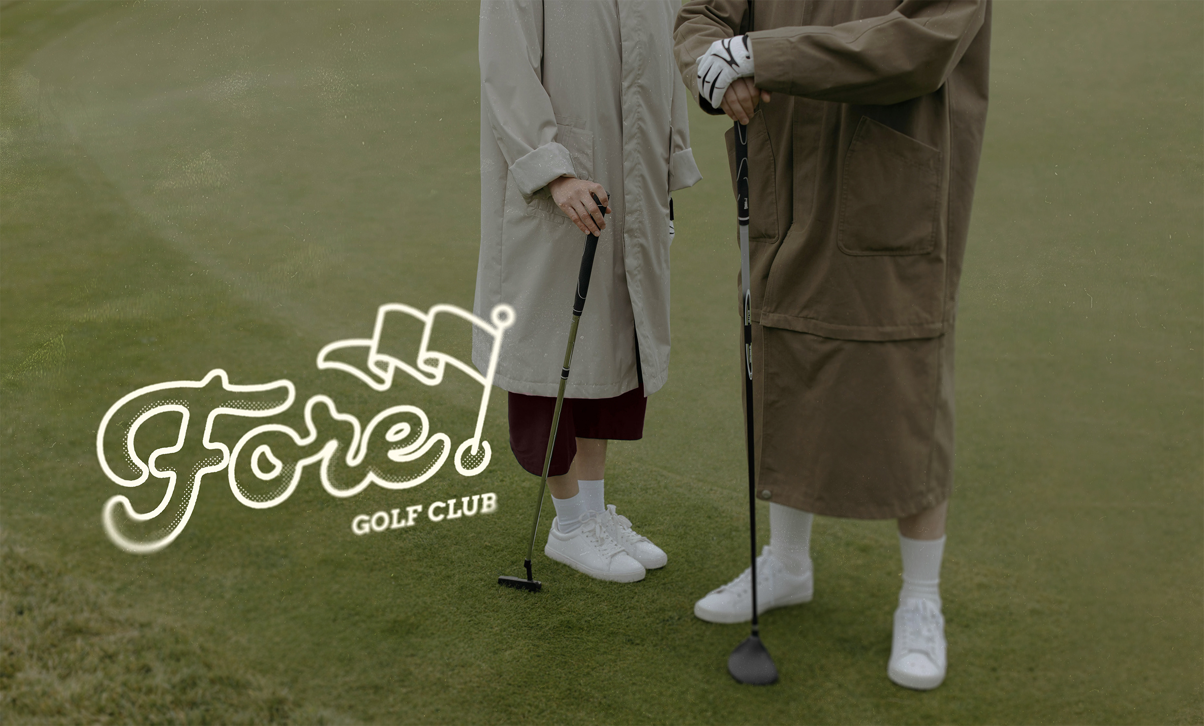 Fore. brand identity branding golf golf club golf logo graphic design logo logo design marketing social media