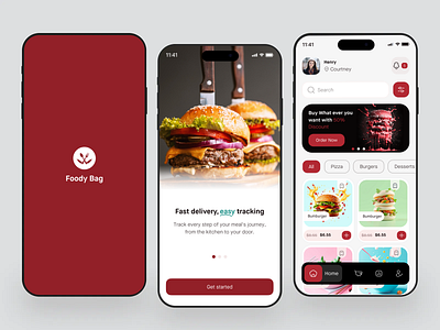 Food Delivery Mobile App UI/UX Design app app interface best app design food delivery mobile app mobile mobile app design mobile app ui mobile ui mobile ui design mobile ux modern app ui ui design ui ux design