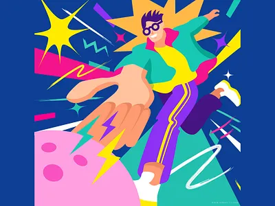 Bowling bowling illustration man vector