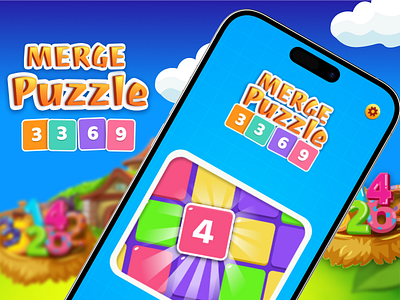 Number Puzzle Game UI Design app design creatives design figma game design graphic design illustration screenshots ui
