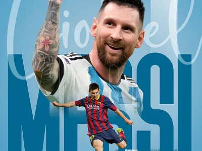 Lionel Messi | Post design ads banner football lionel messi messi messi10 poster social media sports