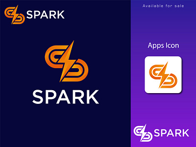 Letter S Logo & Brand Identity Design (Unused – For Sale) 💼 app bolt brand identity branding brandmark crypto design digitalart graphic design logo logo brand identity logo design modern logo monogram s s letter logo s logo spark vector visual identity