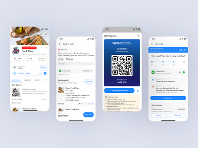 Finn & Chips - Restaurant Order System branding delivery mobile mobile apps order order system restaurant resto ui