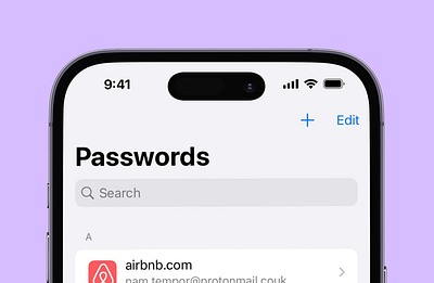iOS Passwords app before it was cool app apple concept future ios passwords prediction swiftui