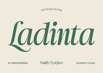 Ladinta Font book branding casual classic classy editorial elegant family font font headline high contrast lettering luxury magazine poster product serif typeface typography unique
