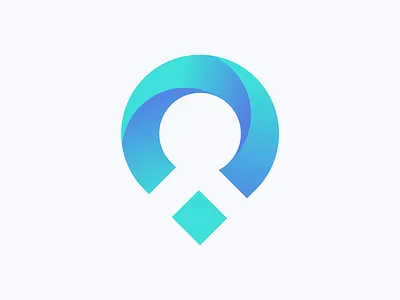 letter P logo branding design logo minimal