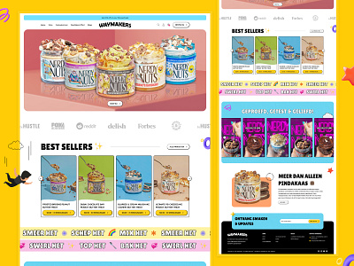 Waymakers branding design ecommerce graphic design hero banner landing page shop typography ui ux web design website