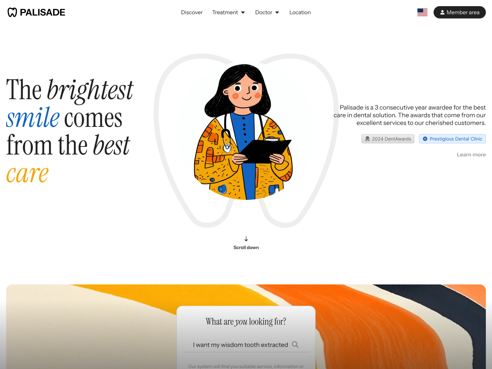 Example of Framer Landing Page Site