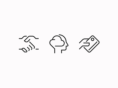 VanMoof Icons creditcard hand icon handshake head icon icon icon design icon designs icon set icon system iconography icons icons design idea icon ideas minimal icon monoline pay icon payment payment icon person icon