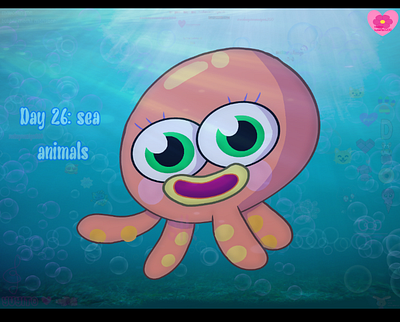 Maycean Day 26: sea animals art post art tag digital art drawing fan art illustration