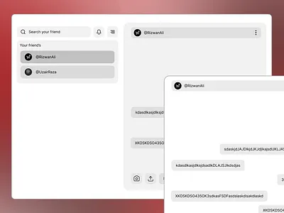 Real-Time Chat App UI – Sleek & Minimal Messenger Experience branding chatexperience chatui cleaninterface darkmodefriendly design designinspiration dribbbleshot graphic design livechatdesign messagingapp minimaldesign modernwebapp realtimemessaging ui ux uxdesign webdashboard