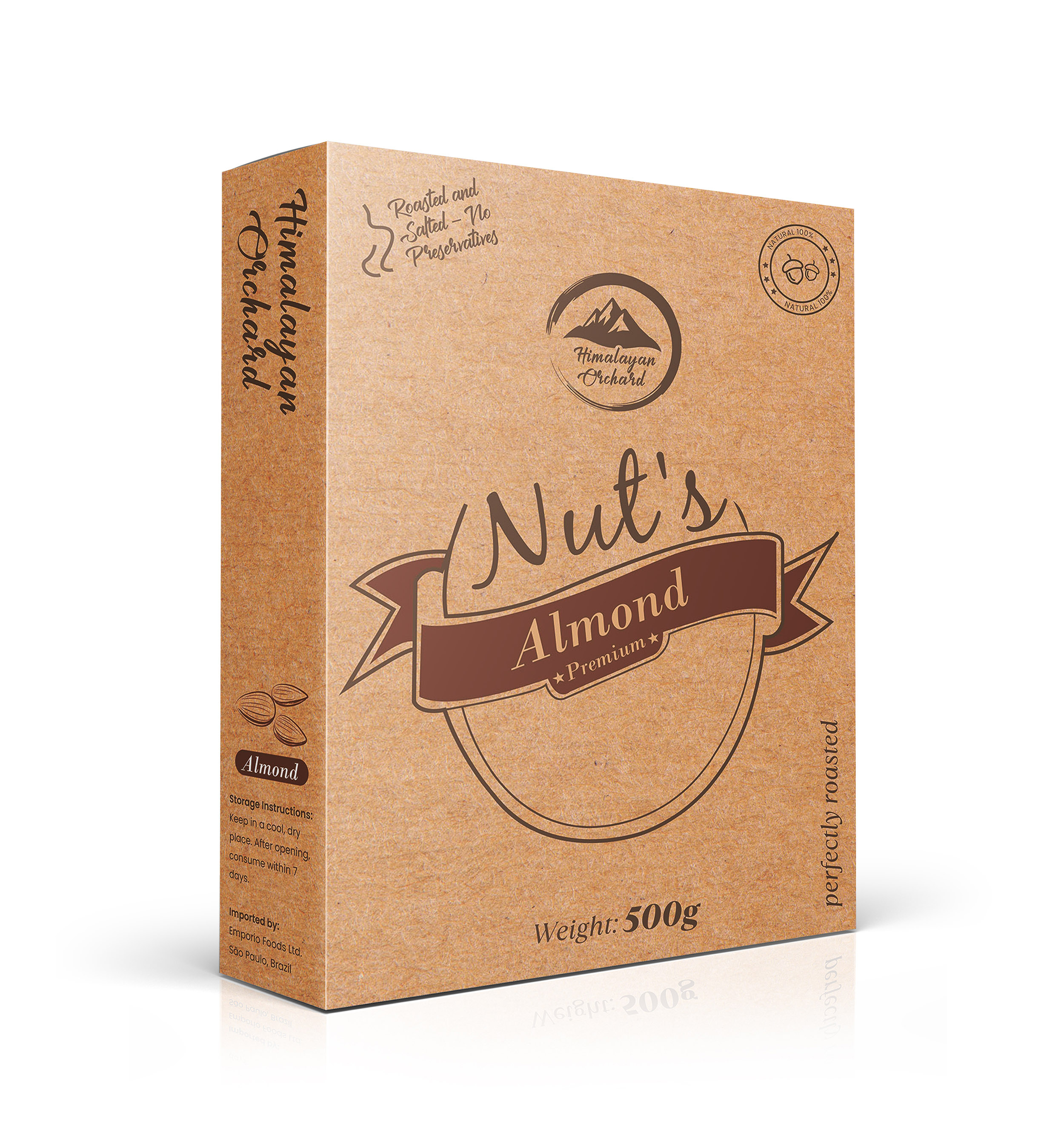 Product Packaging Box Design For Himalayan Orchard dieline design