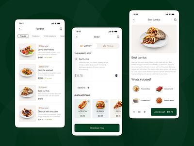 Food order app appconcept appdesign cleanui deliveryapp designinspiration foodapp fooddelivery interactiondesign interface minimaldesign mobileapp mobileui modernui productdesign ui design uidesign uiinspiration uiux userexperience uxdesign