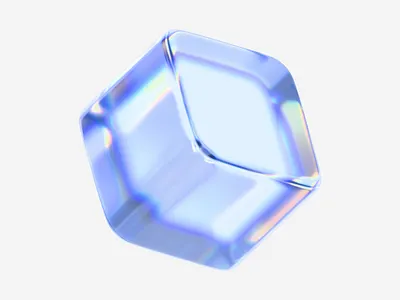 Reflective Cube 3d blender