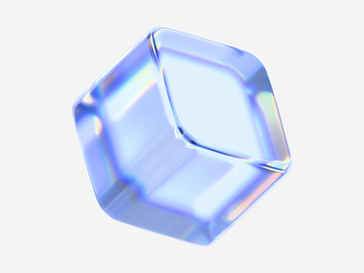 Reflective Cube 3d blender