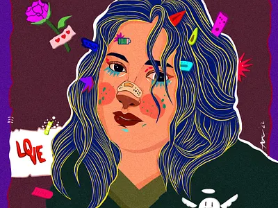 Digital Portrait Illustration – Emotion in Color characterdesign creativeportraits customportraits digitalartist digitalportrait freelanceillustrator illustrationart portraitillustration visualstorytelling