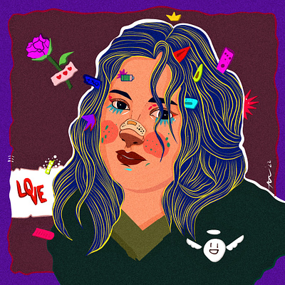 Digital Portrait Illustration – Emotion in Color characterdesign creativeportraits customportraits digitalartist digitalportrait freelanceillustrator illustrationart portraitillustration visualstorytelling