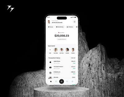 ZenPay l Fintech Mobile App UI/UX Design app interface banking mobile app best app design digital wallet fintech fintech mobile app mobile app mobile app ui mobile ui design ui uiux