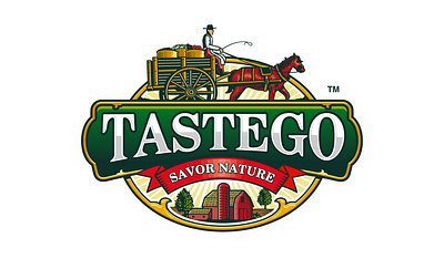 TASTEGO – A Rustic Culinary Brand for Global Nature Lovers 🌾🌍 culinary logo dribbble showcase farm fresh farm logo farm to table food branding green logo herbal brand logo design natural logo nature inspired logo organic brand rustic logo savor nature spice logo tea brand design vintage logo