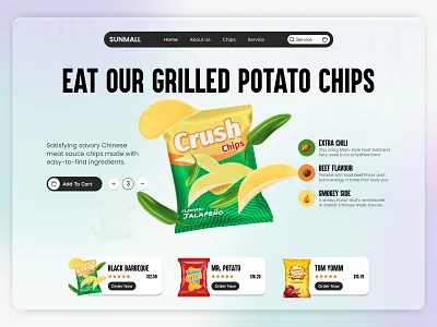 Consumer Food Exploration Website Design antdesk consumer consumer goods digitalfoodexperience ecommerce store ecommerceui efatuix food food website foodpackagingui interactiveui landing page marketing modern design package product landing page restaurant shop web design