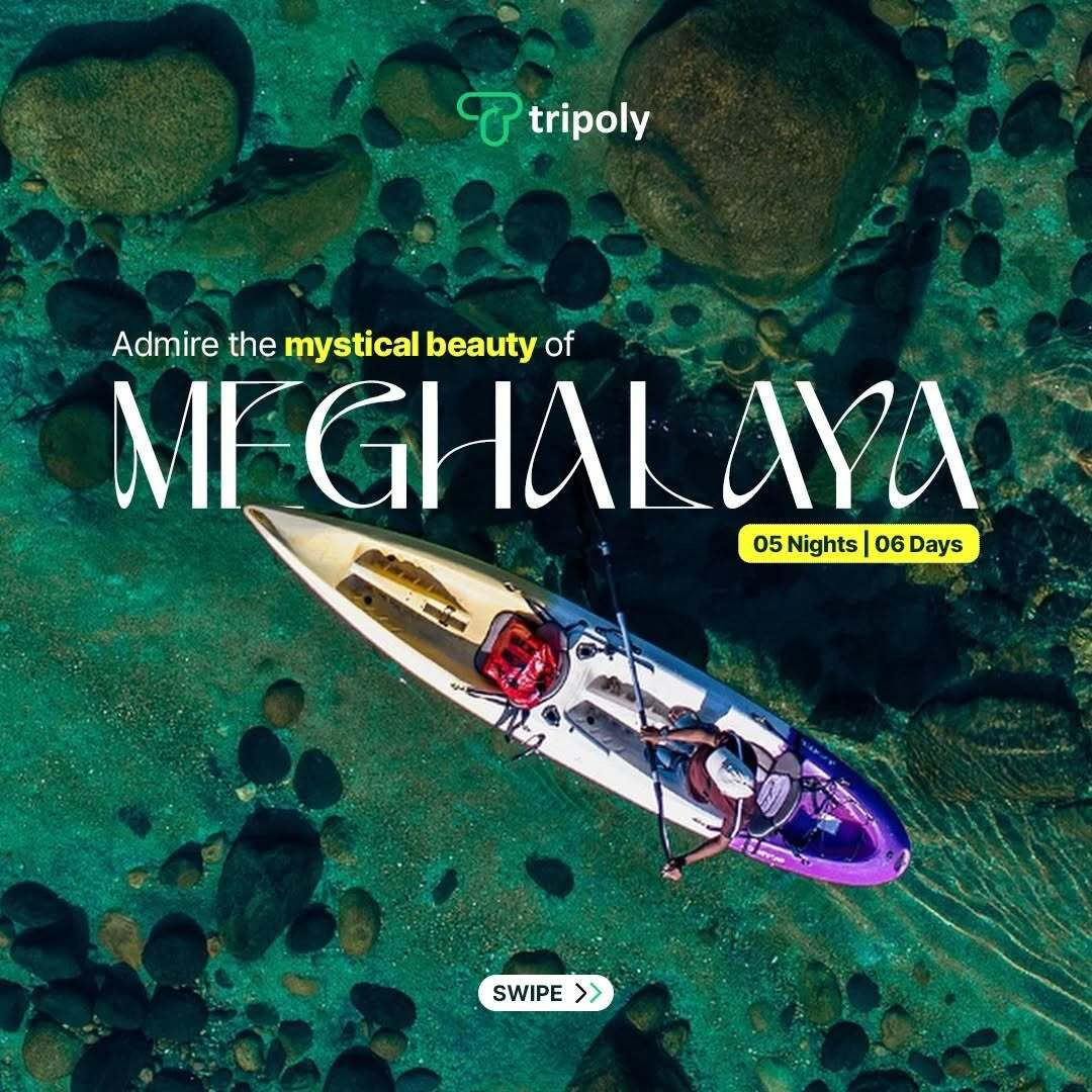 Meghalaya Social Media Carousal branding design graphic design marketing visual